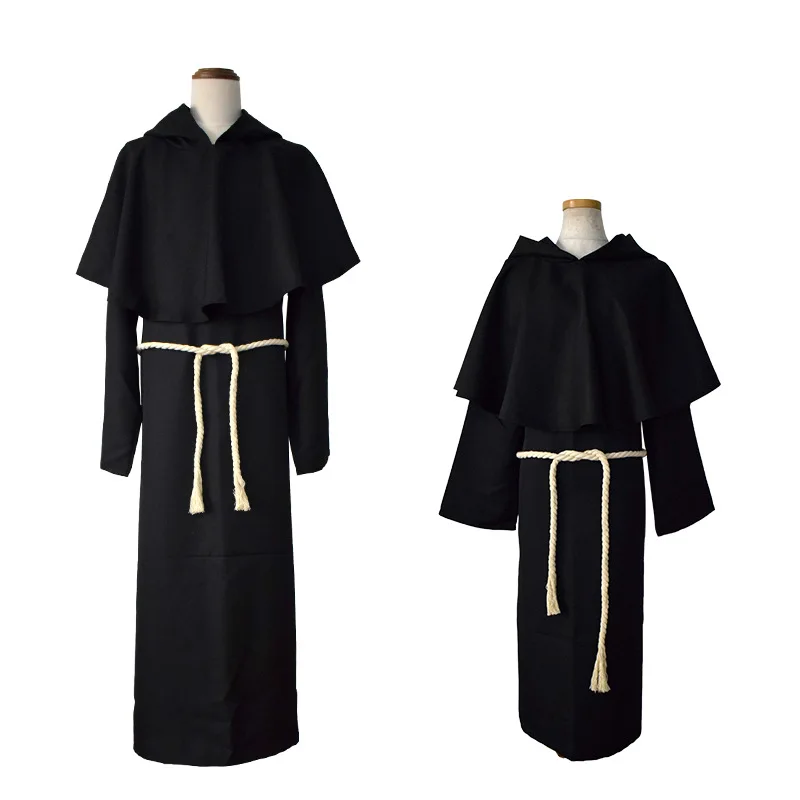 New Arrival Priest Cosplay Costume Adult Children Uniform Halloween Costume for Men Kids
New Arrival Priest Cosplay Costume Adult Children Uniform Halloween Costume for Men Kids