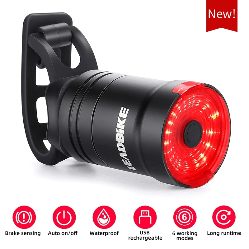 Bicycle Intelligent Automatic Brake Sensor Light IPx6 Waterproof Bicycle Light USB Rechargeable LED Light Bicycle Tail Light
Bicycle Intelligent Automatic Brake Sensor Light IPx6 Waterproof Bicycle Light USB Rechargeable LED Light Bicycle Tail Light