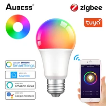 9W Zigbee Tuya Smart LED Light Bulb E27 LED Intelligent Dimmable Night Lamp Apply To Alexa Google Home Alice Echo For Home
9W Zigbee Tuya Smart LED Light Bulb E27 LED Intelligent Dimmable Night Lamp Apply To Alexa Google Home Alice Echo For Home