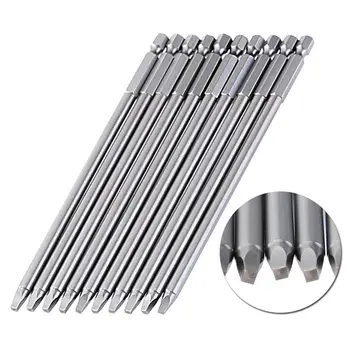10pcs 150mm SQ2 Square Driver Bit Screwdriver Bits Set S2 Steel 1/4 Inch Hex Shank Magnetic For Pocket Hole Jig Woodworking Tool
10pcs 150mm SQ2 Square Driver Bit Screwdriver Bits Set S2 Steel 1/4 Inch Hex Shank Magnetic For Pocket Hole Jig Woodworking Tool