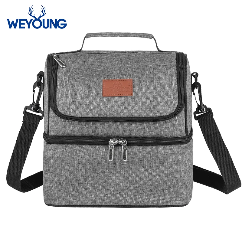 New Double layer 9L Insulated Thermal Cooler Lunch box bag for work Picnic bag Bolsa termica loncheras para mujer for student
New Double layer 9L Insulated Thermal Cooler Lunch box bag for work Picnic bag Bolsa termica loncheras para mujer for student
