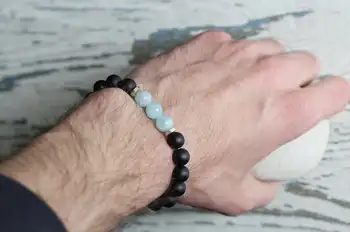 gift idea for men bohemian bracelet aquamarine beach bracelet 8mm beaded bracelet
gift idea for men bohemian bracelet aquamarine beach bracelet 8mm beaded bracelet