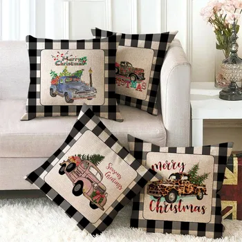 Christmas Scottish Soft Decorative Pillowcase Black And White Check English Pattern Printing Living Room Sofa Cushion Cover
Christmas Scottish Soft Decorative Pillowcase Black And White Check English Pattern Printing Living Room Sofa Cushion Cover