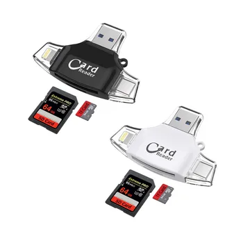 Elisona 4 in 1 Multifunctional Memory Card Reader Connector OTG Hub Adapter For iOS Android Smartphones Tablet PCs
Elisona 4 in 1 Multifunctional Memory Card Reader Connector OTG Hub Adapter For iOS Android Smartphones Tablet PCs