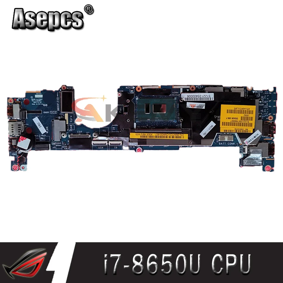 Для Dell latitude 7390 Материнская плата ноутбука 02WCVJ CN-02WCVJ 2WCVJ DDA30 LA-F292P i7-8650U | Компьютеры и