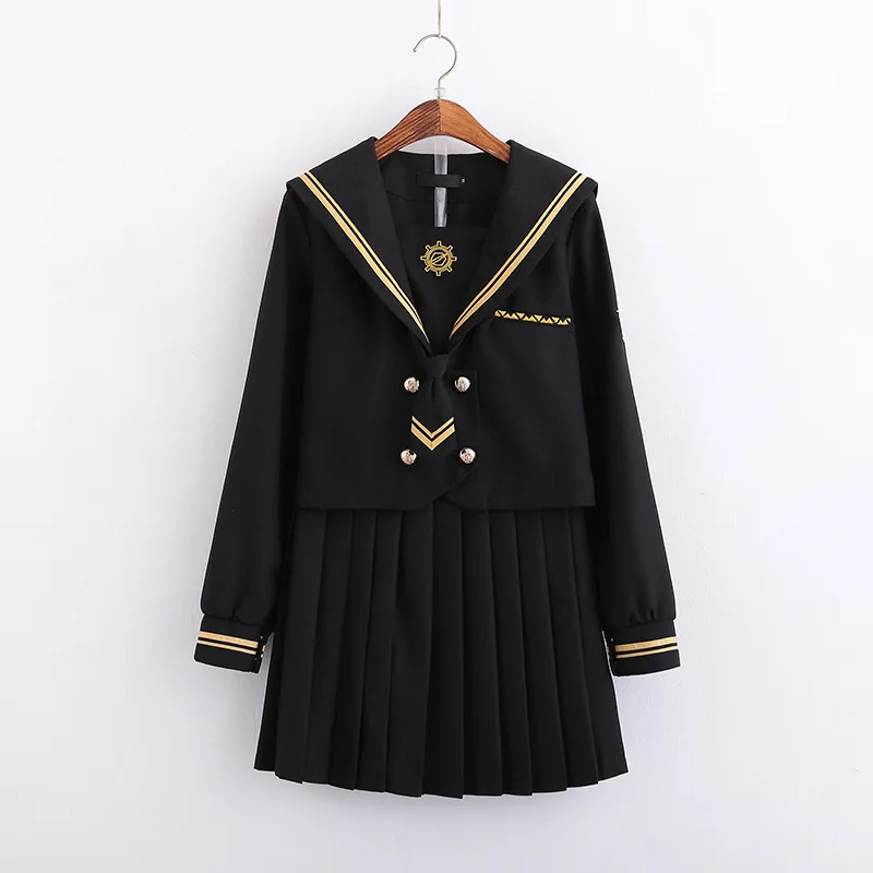 Preppy Style Japanese Student Uniform Autumn New Girls Cosplay Anime School Uniform Novelty Women Holloween Cotume Sailor Suit
Preppy Style Japanese Student Uniform Autumn New Girls Cosplay Anime School Uniform Novelty Women Holloween Cotume Sailor Suit