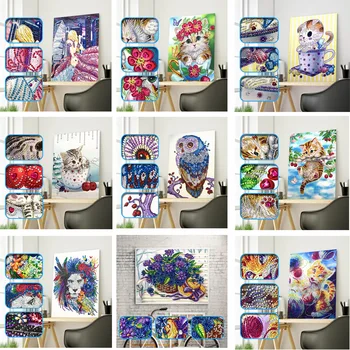 5D Animals Cross Stitch Diamond Embroidery Drill diy Diamond Painting Special Shape Diamond Cartoon cat dog Character For Gifs
5D Animals Cross Stitch Diamond Embroidery Drill diy Diamond Painting Special Shape Diamond Cartoon cat dog Character For Gifs