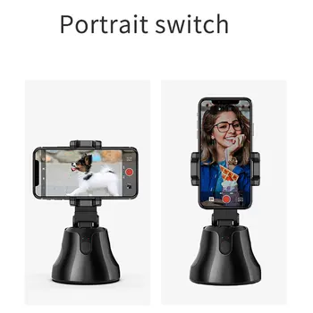 Apai Genie Smartphone Selfie Shooting Gimbal Object Auto Tracking Phone Holder Selfie Stick for photo Vlog Video Youtube Live