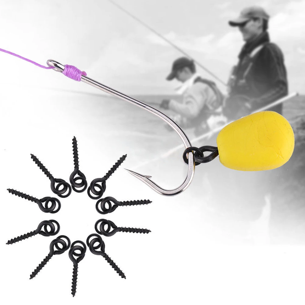 10PCS Boilies Rig Bait Needle Kit Carp Fishing Accessories Bait Hook Connector Bracket Bait Screw with Oval Ring
10PCS Boilies Rig Bait Needle Kit Carp Fishing Accessories Bait Hook Connector Bracket Bait Screw with Oval Ring
