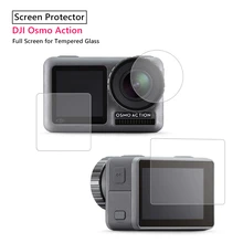 Tempered Glass Camera Screen Protector for DJI Osmo Action Full Set Lens & Screen Protection Protective Film Tempered Glass Camera Screen Protector for DJI Osmo Action Full Set Lens & Screen Protection Protective Film