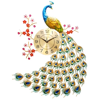 Luxury Peacock Wall Clock Large Metal Creative Abstract Modern Nordic Living Room Wall Clock Personality Home Decor New DA60WC
Luxury Peacock Wall Clock Large Metal Creative Abstract Modern Nordic Living Room Wall Clock Personality Home Decor New DA60WC