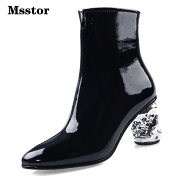 Msstor Concise Black Boots Women Fashion Thick Heels Sewing Office Zipper Knee High Boots Women Round Toe Women Winter Shoes
Msstor Concise Black Boots Women Fashion Thick Heels Sewing Office Zipper Knee High Boots Women Round Toe Women Winter Shoes