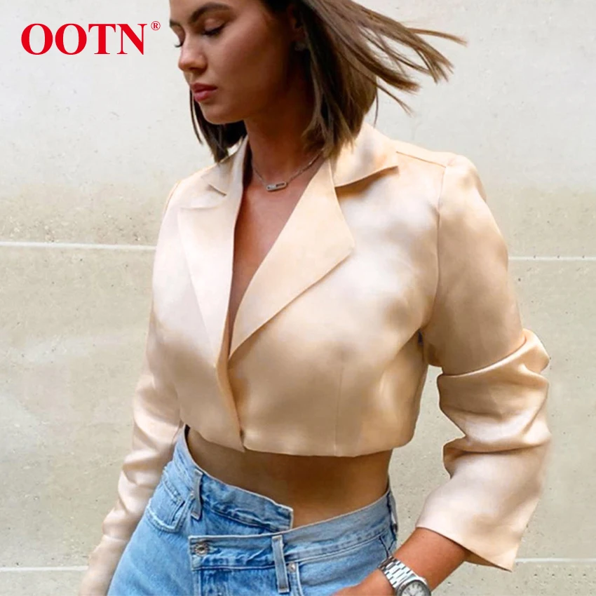 OOTN Sexy Satin Long Sleeve Women Shirt Button Fashion 2019 Autumn Ladies Office Blouse And Top High Waist Tunic Female Crop Top
OOTN Sexy Satin Long Sleeve Women Shirt Button Fashion 2019 Autumn Ladies Office Blouse And Top High Waist Tunic Female Crop Top