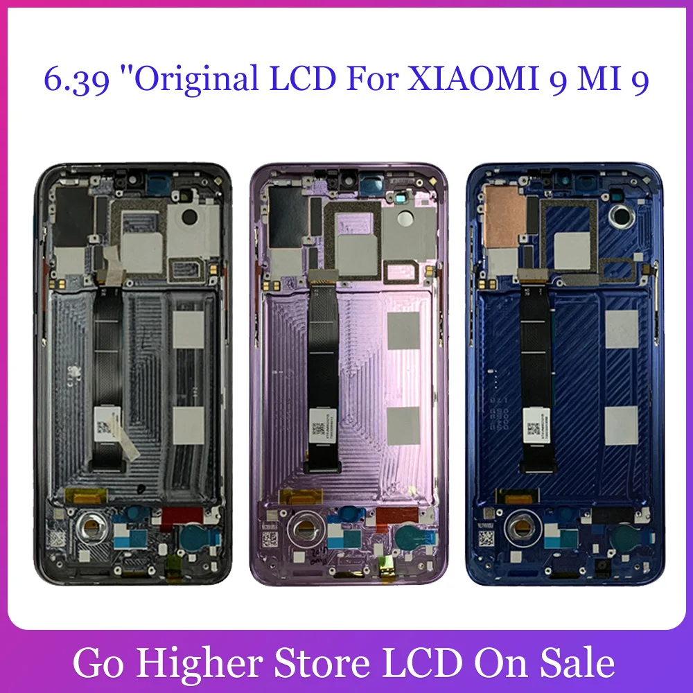 Оригинальный ЖК дисплей 6 39 дюйма для XIAOMI 9 MI mi сенсорная панель стекло в сборе