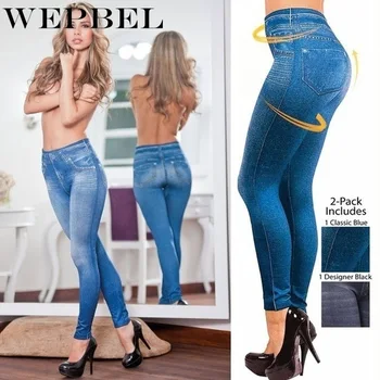 WEPBEL Women Jeans Sport Lady Denim Streth Pants Blue Black Leggings Jeggings Slim Leggings Jeans Skinny Trousers 
WEPBEL Women Jeans Sport Lady Denim Streth Pants Blue Black Leggings Jeggings Slim Leggings Jeans Skinny Trousers