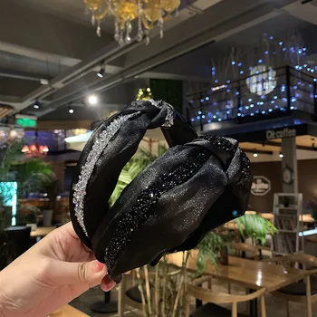 2020 Elegant Girls Ladies Diamond Knotted Hair Hoop Simple Headband Adult Parent-child Wide Female Hairpin
2020 Elegant Girls Ladies Diamond Knotted Hair Hoop Simple Headband Adult Parent-child Wide Female Hairpin