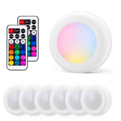 Wireless Under Cabinet led Light Remote Control RGB 12 Colors Dimmable Touch Sensor Wardrobe stair wall lamp Night closet lamps
Wireless Under Cabinet led Light Remote Control RGB 12 Colors Dimmable Touch Sensor Wardrobe stair wall lamp Night closet lamps