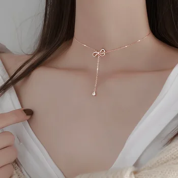 S925 Silver Simplicity temperament Shiny tassel Women's necklace women girl Party festival birthday banquet gift
S925 Silver Simplicity temperament Shiny tassel Women's necklace women girl Party festival birthday banquet gift