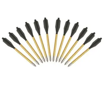12pcs Metal Arrow Bolts For 50, 80 LB Hunting Crossbow Replacement Arrows Bows
12pcs Metal Arrow Bolts For 50, 80 LB Hunting Crossbow Replacement Arrows Bows