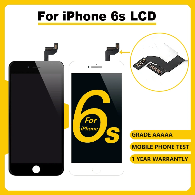 AAA +++ for iPhone 6S LCD display 100% with 3D forced touch screen digitizer component no dead angle + tempered glass + tools +
AAA +++ for iPhone 6S LCD display 100% with 3D forced touch screen digitizer component no dead angle + tempered glass + tools +