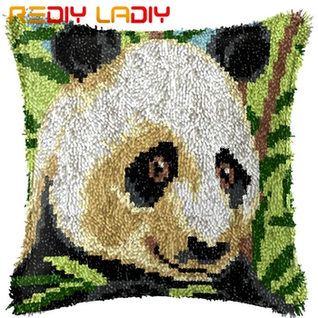 Latch Hook Cushion Panda Animals Pillow Case Pre-Printed Color Canvas Acrylic Yarn Latched Pillow Crochet Cushion Cover Crafts
Latch Hook Cushion Panda Animals Pillow Case Pre-Printed Color Canvas Acrylic Yarn Latched Pillow Crochet Cushion Cover Crafts