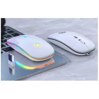 LED Mini Mouse Wireless Silent USB Rechargeable Optical Ergonomic Mouse For Laptop Computer PC multicolor office
LED Mini Mouse Wireless Silent USB Rechargeable Optical Ergonomic Mouse For Laptop Computer PC multicolor office