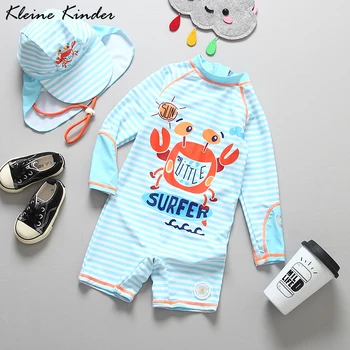 Children's Swimsuit Long Sleeve Boys Swimwear UPF50 Crab Print Toddler Baby Boy Swimming Suit Pool Beach UV Bathing Clothes Kids
Children's Swimsuit Long Sleeve Boys Swimwear UPF50 Crab Print Toddler Baby Boy Swimming Suit Pool Beach UV Bathing Clothes Kids