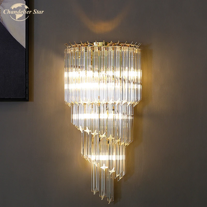 Postmodern Romantic LED Crystal Wall Lamp for Staircase Corridor Bedroom Living Room Nordic Spiral Lustre Indoor Lamp
Postmodern Romantic LED Crystal Wall Lamp for Staircase Corridor Bedroom Living Room Nordic Spiral Lustre Indoor Lamp