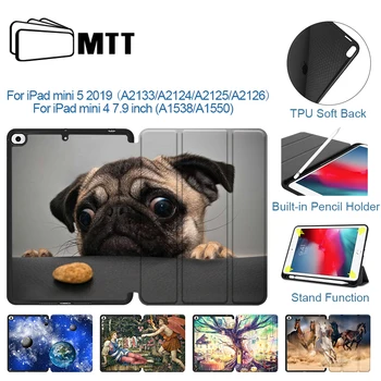 MTT Tablet Case For iPad Mini 5 7.9 inch TPU Soft Back PU Leather Flip Smart Cover for iPad Mini 4 7.9 With Pencil Holder funda
MTT Tablet Case For iPad Mini 5 7.9 inch TPU Soft Back PU Leather Flip Smart Cover for iPad Mini 4 7.9 With Pencil Holder funda