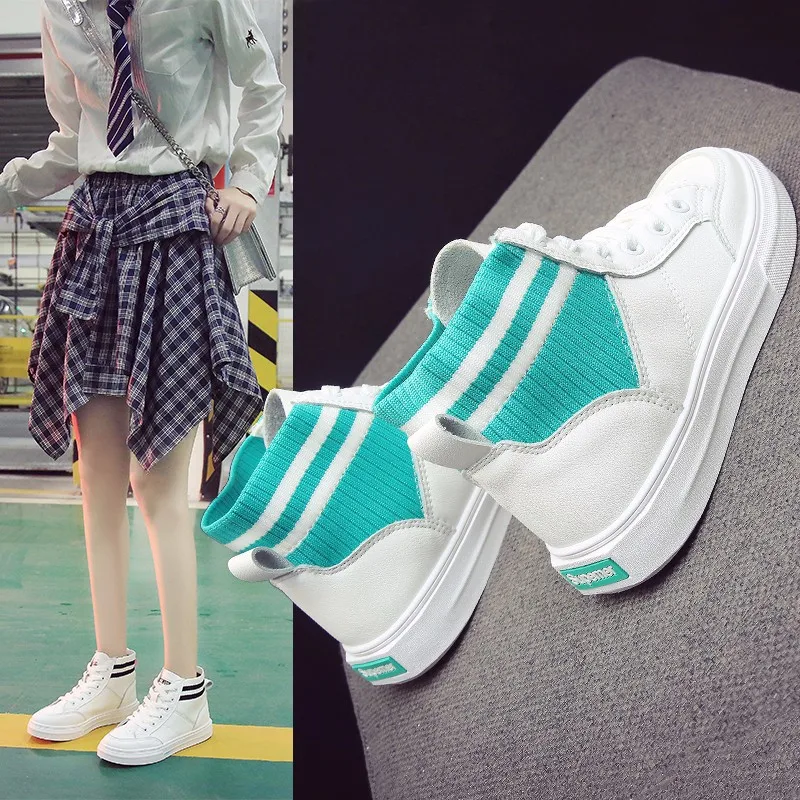 Hight-top 2020 New Style WOMEN'S Shoes Autumn Fashion Casual Versatile Sports Korean-style Students INS Super Fire Socks White S
Hight-top 2020 New Style WOMEN'S Shoes Autumn Fashion Casual Versatile Sports Korean-style Students INS Super Fire Socks White S