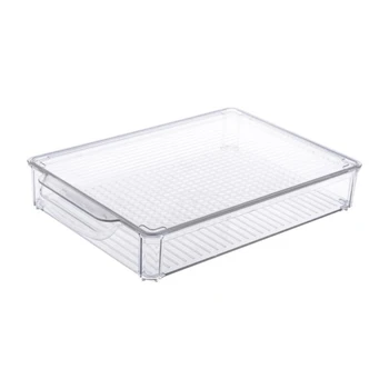 PET Refrigerator Storage Rack with Lid Kitchen Freezer Storage Box Food Container Waterproof Kitchen Organizer
PET Refrigerator Storage Rack with Lid Kitchen Freezer Storage Box Food Container Waterproof Kitchen Organizer