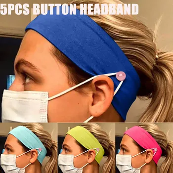 Button Headband Yashmak Face Cover Holder Wearing A - Protect Ears With Headwear Quick-drying Headwear Hair Accessories 5pcs
Button Headband Yashmak Face Cover Holder Wearing A - Protect Ears With Headwear Quick-drying Headwear Hair Accessories 5pcs