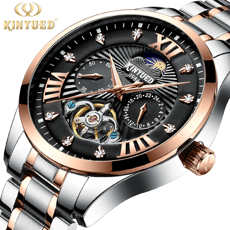 KINYUED 2018 Mechanical Watch Luminous Stainless Steel Men Automatic Skeleton Tourbillon Watch Top Brand Luxury Montre Homme
KINYUED 2018 Mechanical Watch Luminous Stainless Steel Men Automatic Skeleton Tourbillon Watch Top Brand Luxury Montre Homme