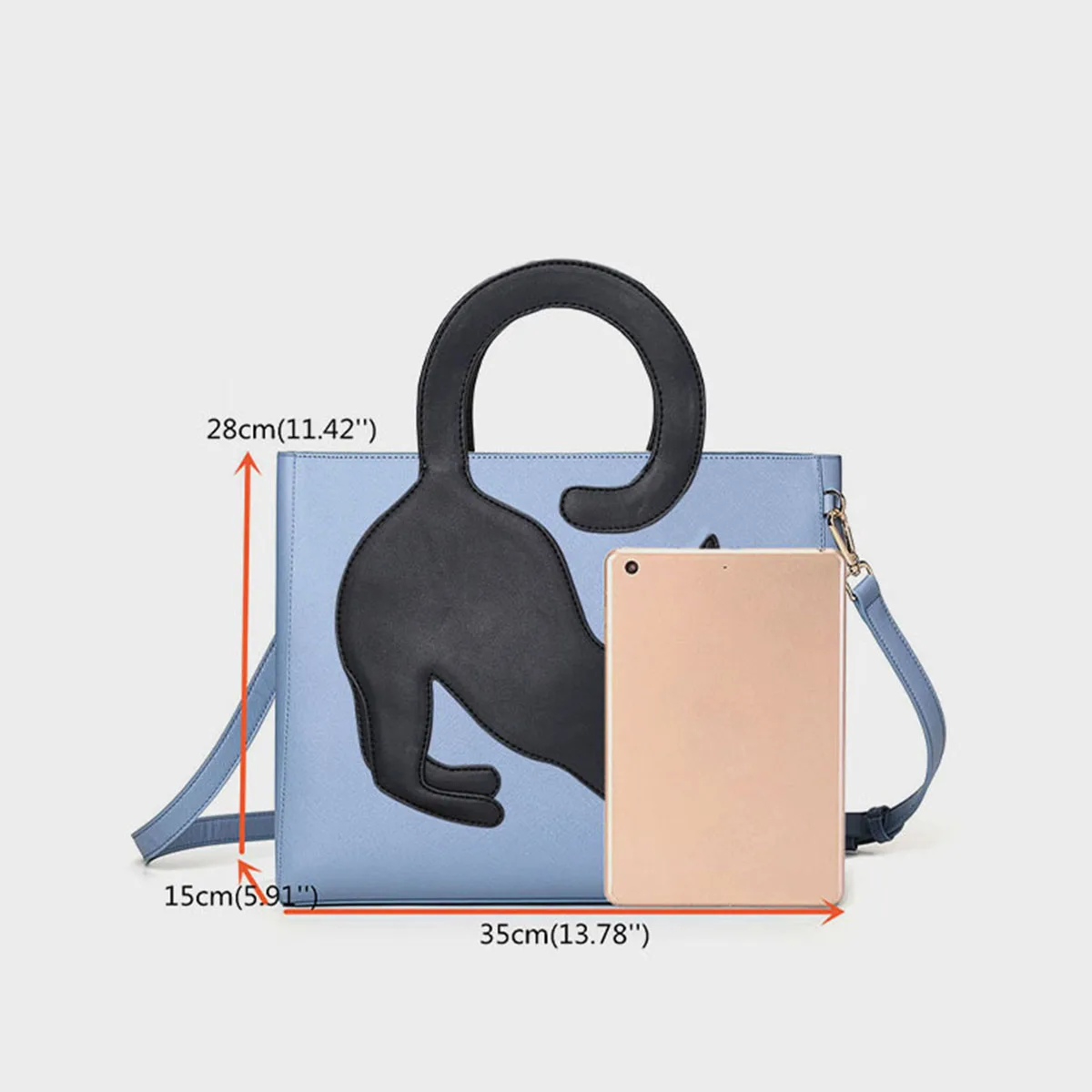 Women Cat Pattern Handbag Crossbody Bag Women's Cat Tail Patterned Handbag PU Leather Shoulder Messenger Bag Zipper Briefcase Women Cat Pattern Handbag Crossbody Bag Women's Cat Tail Patterned Handbag PU Leather Shoulder Messenger Bag Zipper Briefcase