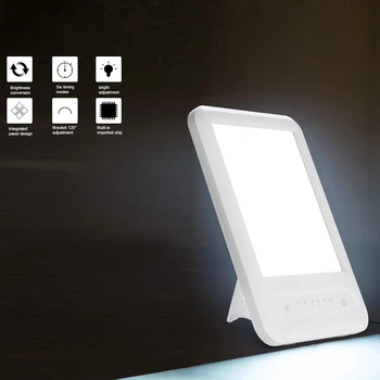 UV-Free 10000 Lux LED Bright Light Touch Control Timer 3 Brightness Bracket Phototherapy Lamp Natural Sunlight Treatment Lamp
UV-Free 10000 Lux LED Bright Light Touch Control Timer 3 Brightness Bracket Phototherapy Lamp Natural Sunlight Treatment Lamp