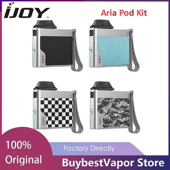Original IJOY Aria Pod Kit W/Large Capacity 3ml Pod W/ Max Output 22W By Built-in 900mAh Battery E-Cig Kit VS Smoant Battlestar
Original IJOY Aria Pod Kit W/Large Capacity 3ml Pod W/ Max Output 22W By Built-in 900mAh Battery E-Cig Kit VS Smoant Battlestar