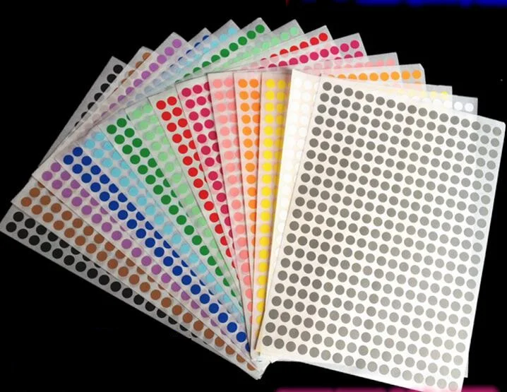 12 Sheets/Pack Mix Color Circle Round Color Coded Adhesive Label Dot Sticker 6mm 8mm 10mm 13mm 16mm19mm 25mm 32mm 50mm 100mm
12 Sheets/Pack Mix Color Circle Round Color Coded Adhesive Label Dot Sticker 6mm 8mm 10mm 13mm 16mm19mm 25mm 32mm 50mm 100mm