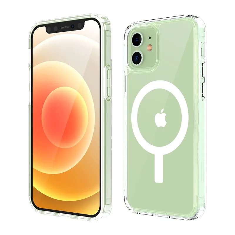 For IPhone 12 12 Pro Max MagSafe Transparent Mobile Phone Case For IPhone12 Mini 12 Pro Shockproof Case Protective Cover Shell
For IPhone 12 12 Pro Max MagSafe Transparent Mobile Phone Case For IPhone12 Mini 12 Pro Shockproof Case Protective Cover Shell