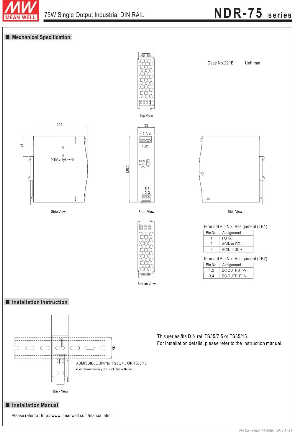 NDR-75-SPEC-4