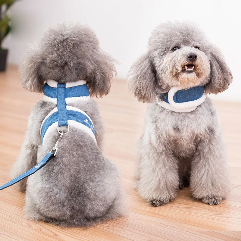 Soft Plush Dog Vest Harness Adjustable Dog Harness and Leash Set, Easy Control for Small Medium Dogs Walking Training Running
Soft Plush Dog Vest Harness Adjustable Dog Harness and Leash Set, Easy Control for Small Medium Dogs Walking Training Running