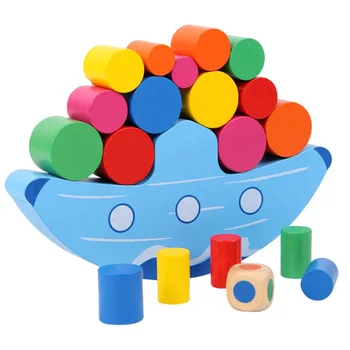 Baby Boy Girl Wooden Toy Blocks Balance Building Blocks Parent-Child Interactive Games Bricks Multipurpose Toy Funny
Baby Boy Girl Wooden Toy Blocks Balance Building Blocks Parent-Child Interactive Games Bricks Multipurpose Toy Funny
