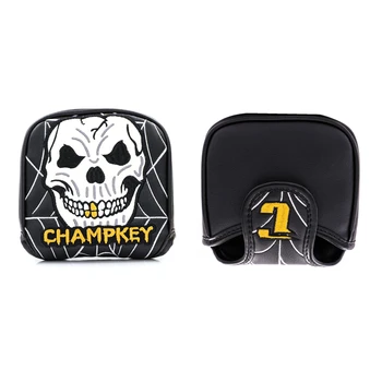 SKULL Golf Mallet Putter Headcover Outdoor Waterproof PU Side Shaft Putter Cover With Magnetic Closure 
SKULL Golf Mallet Putter Headcover Outdoor Waterproof PU Side Shaft Putter Cover With Magnetic Closure