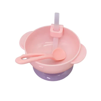 3pcs/Set Non-toxic Cartoon Baby Food Supplement Bowl Anti Falling Suction Feeding Dishes Set Buckle Suction Tube Crooked Spoon
3pcs/Set Non-toxic Cartoon Baby Food Supplement Bowl Anti Falling Suction Feeding Dishes Set Buckle Suction Tube Crooked Spoon