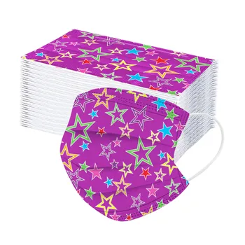 10/50pc Children's Star Printed Breathable Disposable Mask Health Care Covers Mouths Masker 3 Ply Non-woven Facemask Mondkapjes
10/50pc Children's Star Printed Breathable Disposable Mask Health Care Covers Mouths Masker 3 Ply Non-woven Facemask Mondkapjes