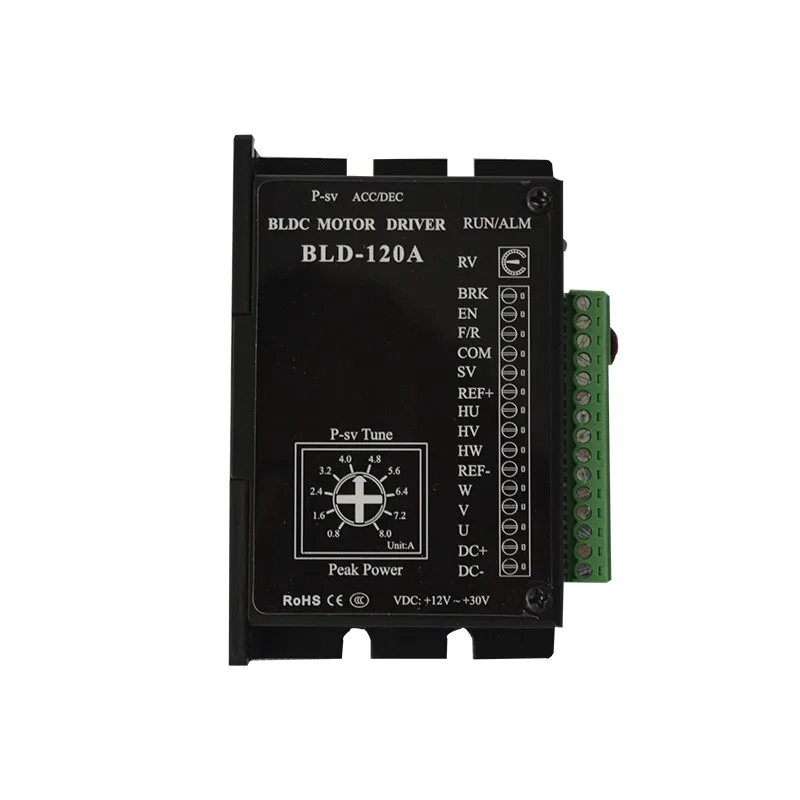 

BLD-120 120W 12V-30V Three Phase Brushless DC Driver With Hall Signal 24V BLD-120A Brushless DC Controller For 42 57 BLDC Motor