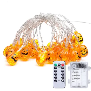 3m30leds Halloween garden party decoration lights 8 mode waterproof battery box remote control 3D ghost pumpkin lamp string
3m30leds Halloween garden party decoration lights 8 mode waterproof battery box remote control 3D ghost pumpkin lamp string