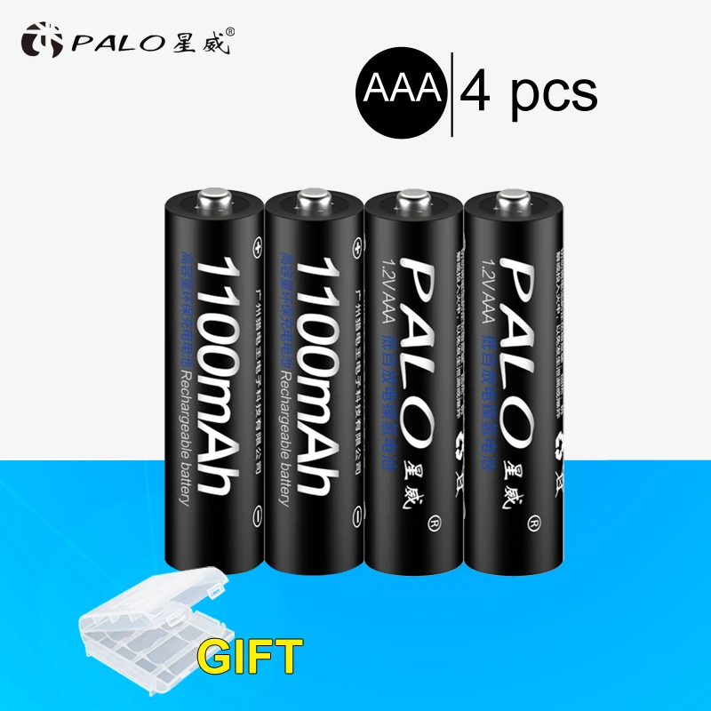 Hot 4Pcs NI-MH 1.2V 1100mAh AAA Rechargeable Battery Environmental Protection Battery For toys clocks Remote Control
Hot 4Pcs NI-MH 1.2V 1100mAh AAA Rechargeable Battery Environmental Protection Battery For toys clocks Remote Control