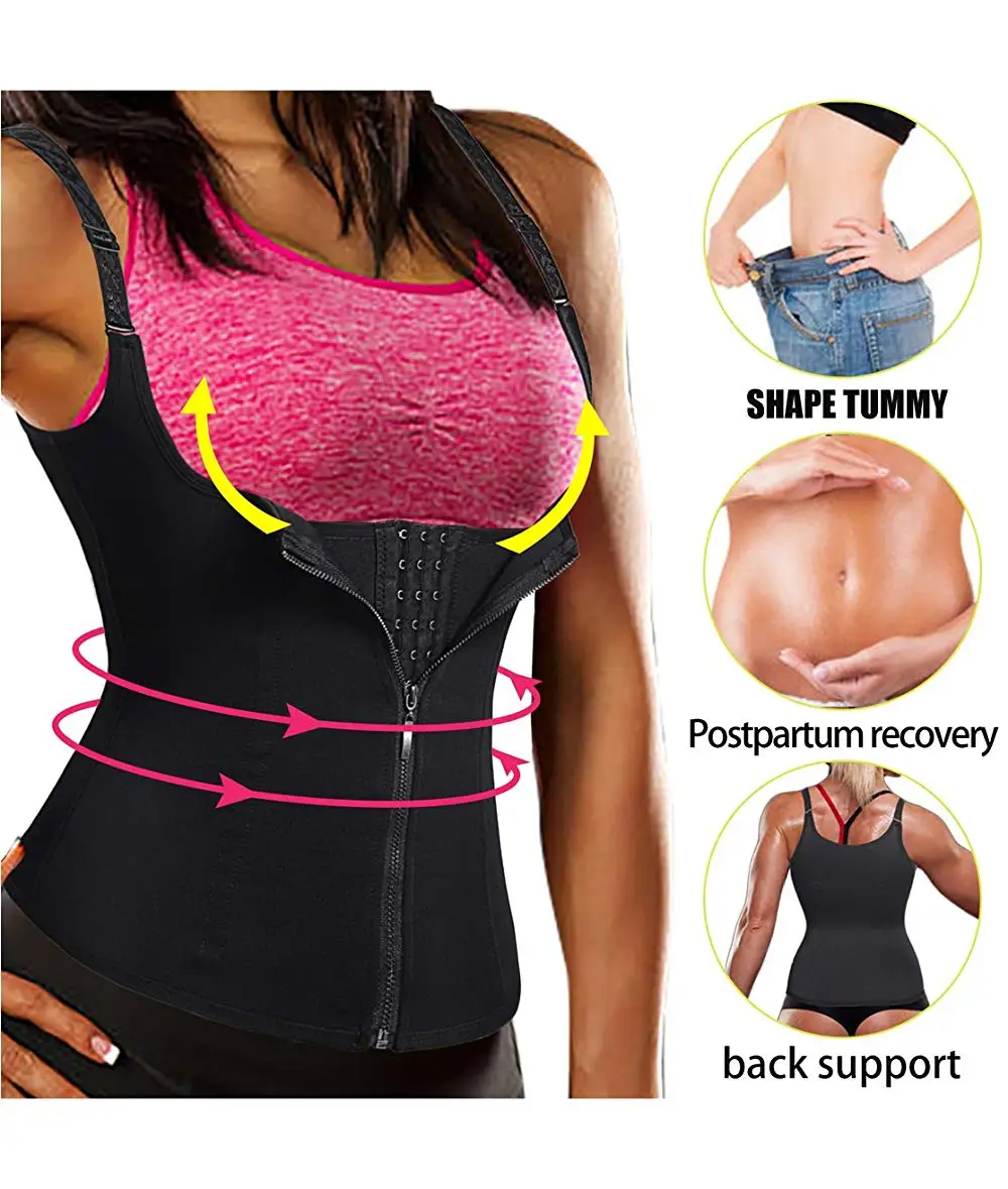 Sauna Sweat Vest Waist Trainer Women Body Slimming Trimmer Corset Workout Push Up Fat Burning Tummy Belly Girdle Bodysuit S-2XL
Sauna Sweat Vest Waist Trainer Women Body Slimming Trimmer Corset Workout Push Up Fat Burning Tummy Belly Girdle Bodysuit S-2XL