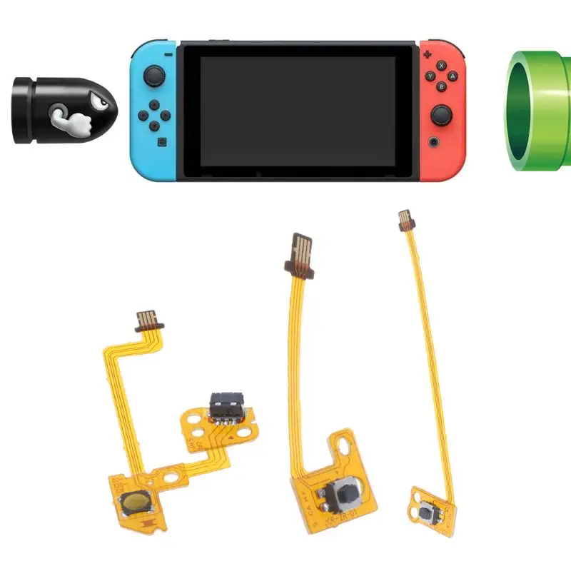 ZR/ZL/L Button Key Ribbon Flex Cable Replacement For Nintendo Switch Joy-Con D08A
ZR/ZL/L Button Key Ribbon Flex Cable Replacement For Nintendo Switch Joy-Con D08A