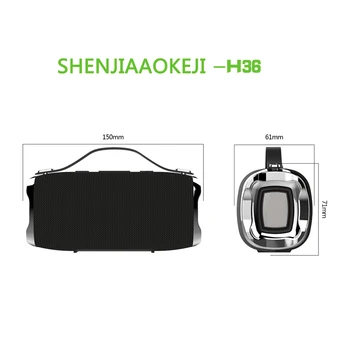 H36 waterproof portable audio MINI wireless portable Bluetooth speaker card audio outdoor cloth mesh waterproof convenient radio
H36 waterproof portable audio MINI wireless portable Bluetooth speaker card audio outdoor cloth mesh waterproof convenient radio